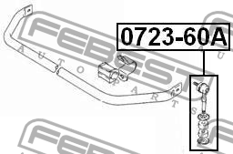 Стойка стабилизатора 0723-60A FEBEST