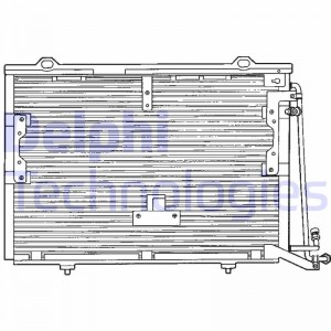 Конденсатор, кондиционер TSP0225193 DELPHI