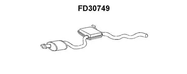 Предглушитель выхлопных газов FD30749 VENEPORTE