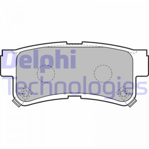 Комплект тормозных колодок, диско LP1765 DELPHI