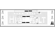 Ккомплект проводов зажигания OEF368 STANDARD