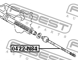 Тяга рулевая 0422N84 FEBEST