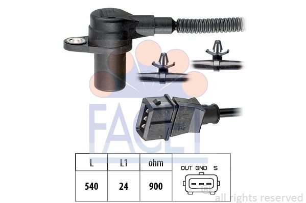 Катушка зажигания 9.6223 FACET