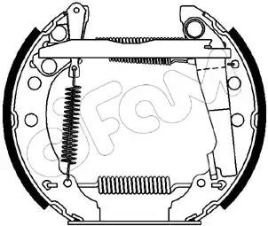 Комплект тормозных колодок 151-028 CIFAM