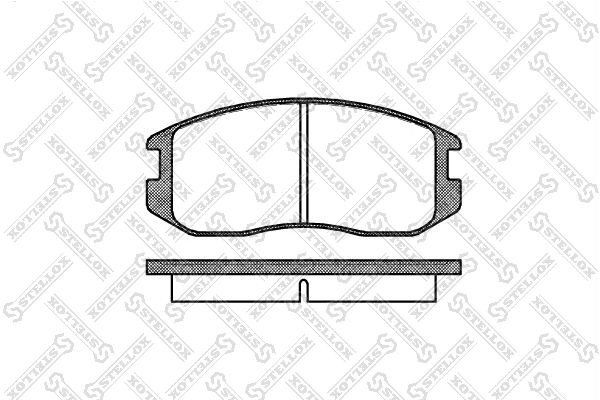 Колодки тормозные дисковые 368-000-SX STELLOX