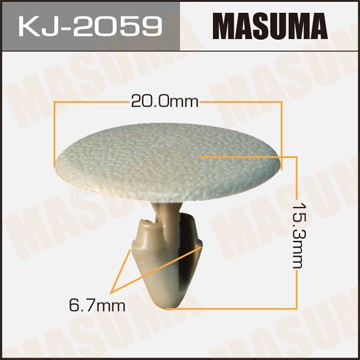Клипса крепежная KJ2059 MASUMA