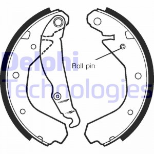 Комплект тормозных колодок LS1307 DELPHI
