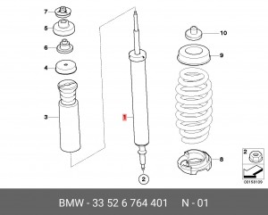 Амортизатор подвески 33 52 6 764 401 BMW