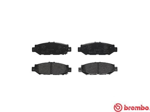 Комплект тормозных колодок, диско P 83 038 BREMBO