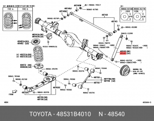 Амортизатор подвески 48531-B4010 DAIHATSU