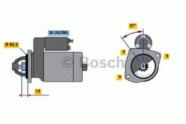 Стартер 0 001 109 270 BOSCH