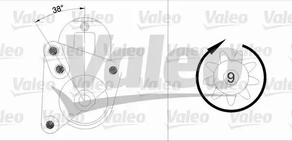 Стартер 433309 VALEO PHC