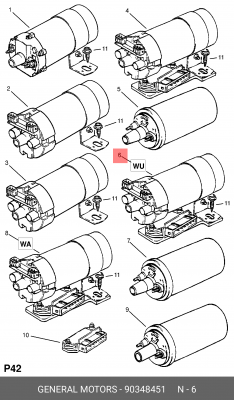 Катушка зажигания 90348451 GENERAL MOTORS