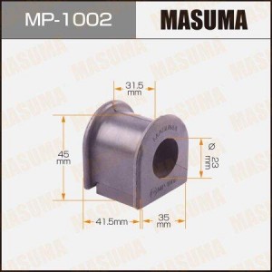 Втулка стабилизатора MP-1002 MASUMA