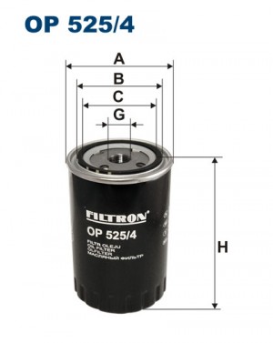 Фильтр масляный двигателя OP5254 FILTRON