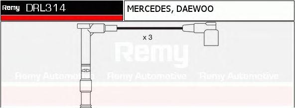 Ккомплект проводов зажигания DRL314 DELCO REMY