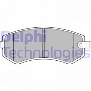 Комплект тормозных колодок, диско LP1544 DELPHI
