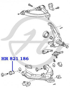 Сайлентблок HR 821 186 HANSE