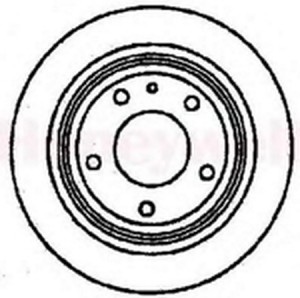 Тормозной диск 561262B BENDIX JURID