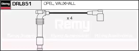 Ккомплект проводов зажигания DRL851 DELCO REMY