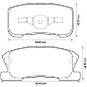 Комплект тормозных колодок, диско 572565B BENDIX JURID