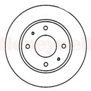 Тормозной диск 561325B BENDIX JURID