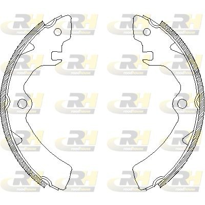 Комплект тормозных колодок 4106.00 ROADHOUSE