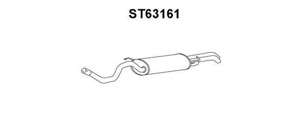 Глушитель выхлопных газов конечный ST63161 VENEPORTE
