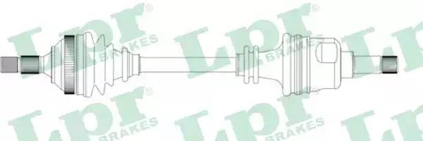 Приводной вал DS16136 LPR