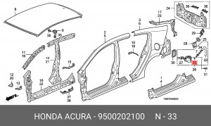 Деталь 9500202100 HONDA
