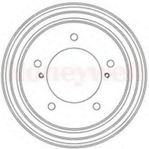 Тормозной барабан 329277B BENDIX JURID