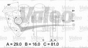 Генератор 436622 VALEO PHC