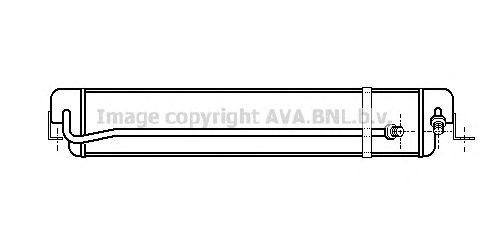 масляный радиатор, двигательное масло BW3168 AVA