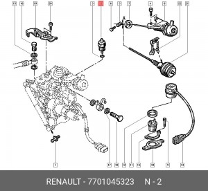 Подъёмный магнит 7701045323 RENAULT