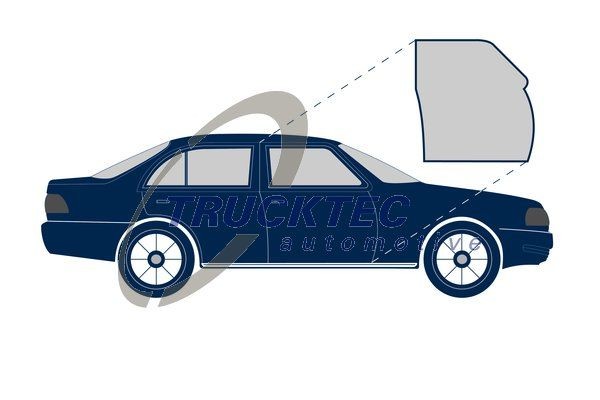 Уплотнение двери 02.53.033 TRUCKTEC