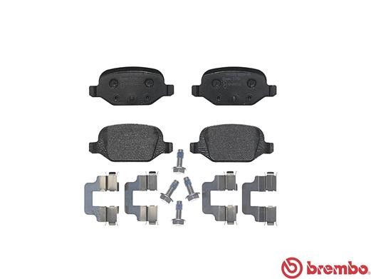 Комплект тормозных колодок, диско P23064 BREMBO
