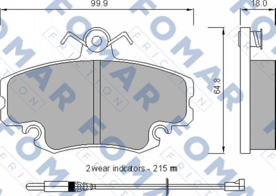 Колодки тормозные дисковые 51724281 ROULUNDS BRAKING