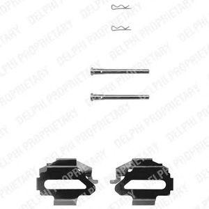 Комплектующие, колодки дискового тормоза LX0162 DELPHI