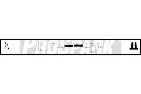 Ккомплект проводов зажигания OES304 STANDARD