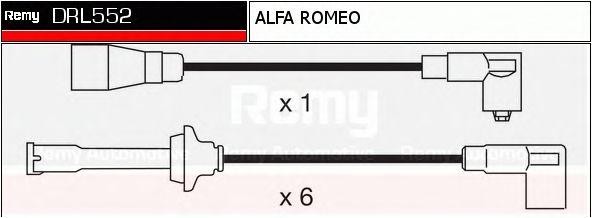 Ккомплект проводов зажигания DRL552 DELCO REMY