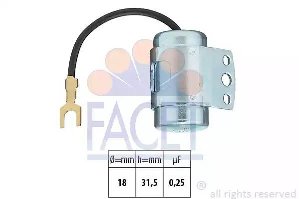 Конденсатор, система зажигания 00608 FACET