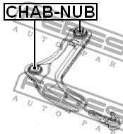 Сайлентблок CHAB-NUB FEBEST