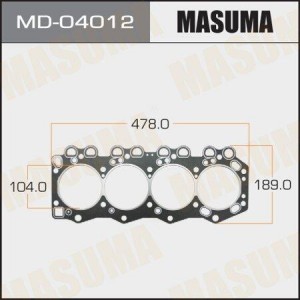Прокладка ГБЦ MD-04012 MASUMA