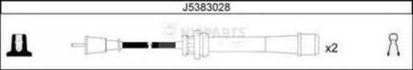 Ккомплект проводов зажигания J5383028 H B JAKOPARTS NIPPARTS