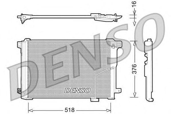 Конденсатор, кондиционер DCN17005 DENSO