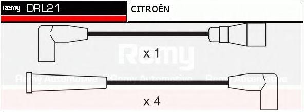 Ккомплект проводов зажигания DRL21 DELCO REMY