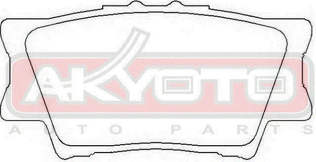 Колодки тормозные дисковые AKDC-6247 AKYOTO