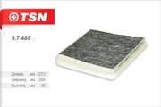 Фильтр салона 97485 TSN