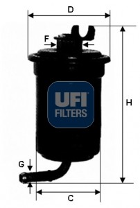 Топливный фильтр 31.695.00 UFI
