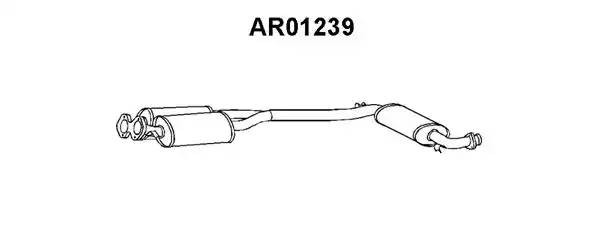 Предглушитель выхлопных газов AR01239 VENEPORTE